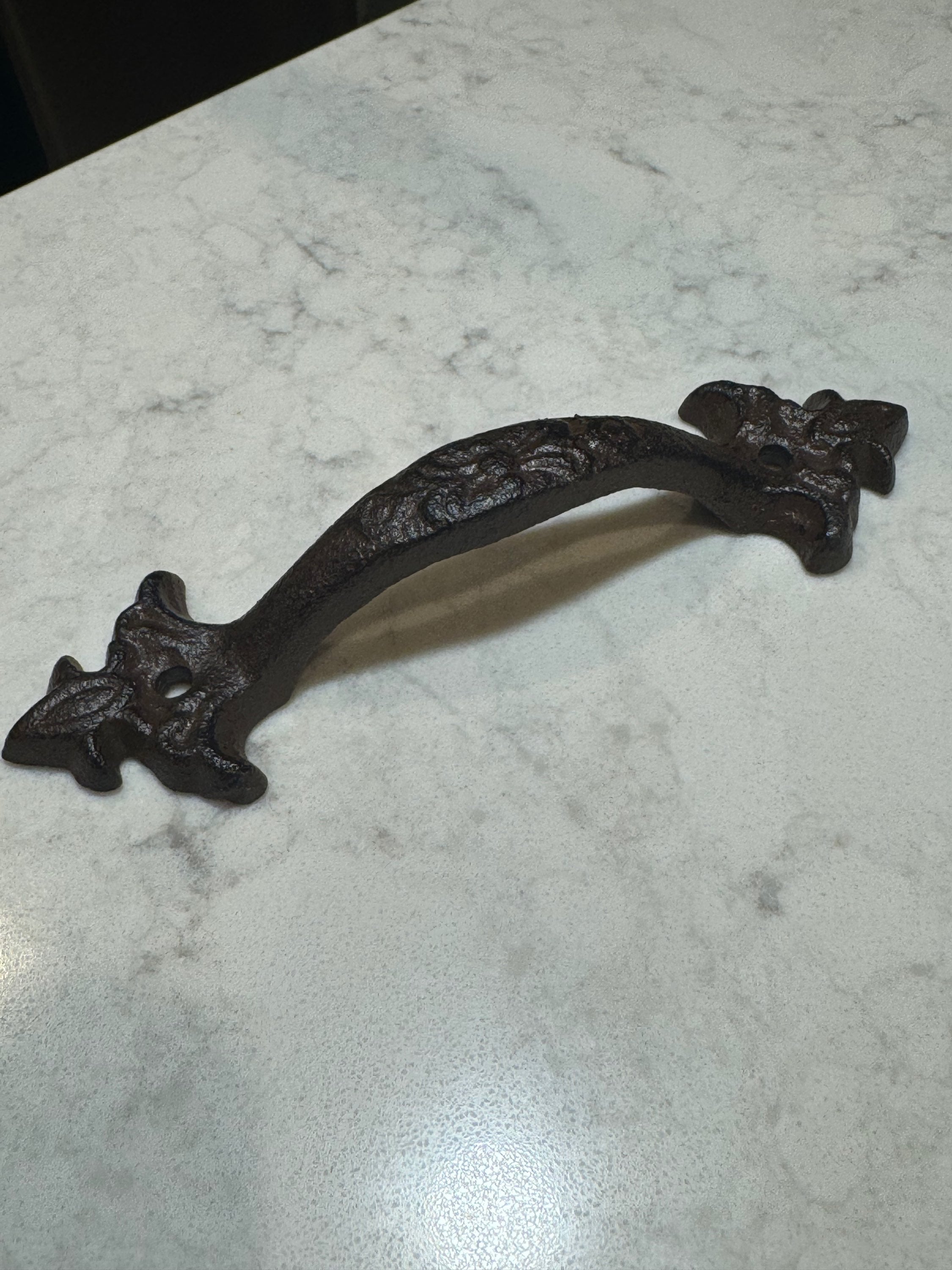 Cast Iron Handles for Bourbon Barrel Head image 0