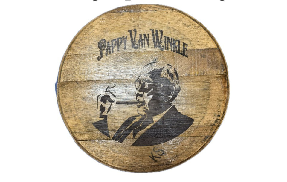 Custom Engraved Bourbon Barrel Head image 9