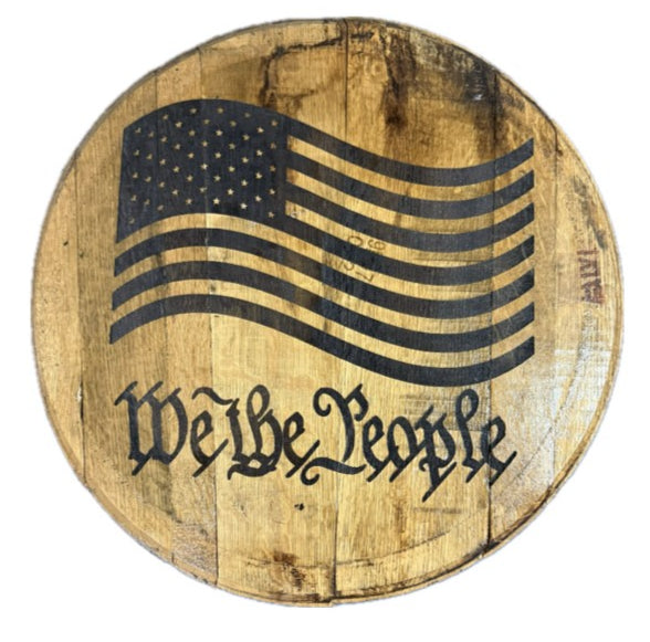 Custom Engraved Bourbon Barrel Head image 12