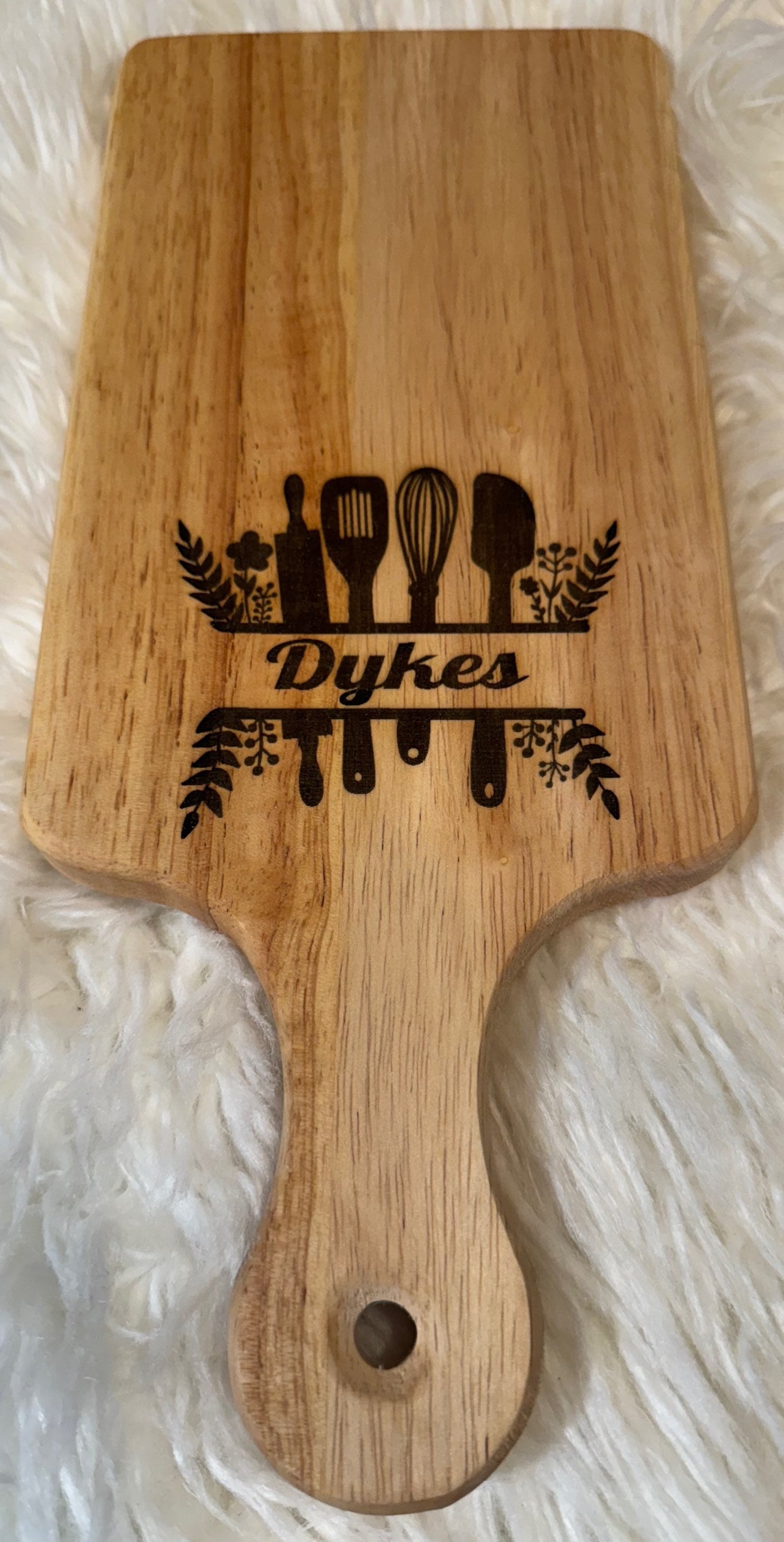 13”x5.5” Personalized Last Name Board image 0
