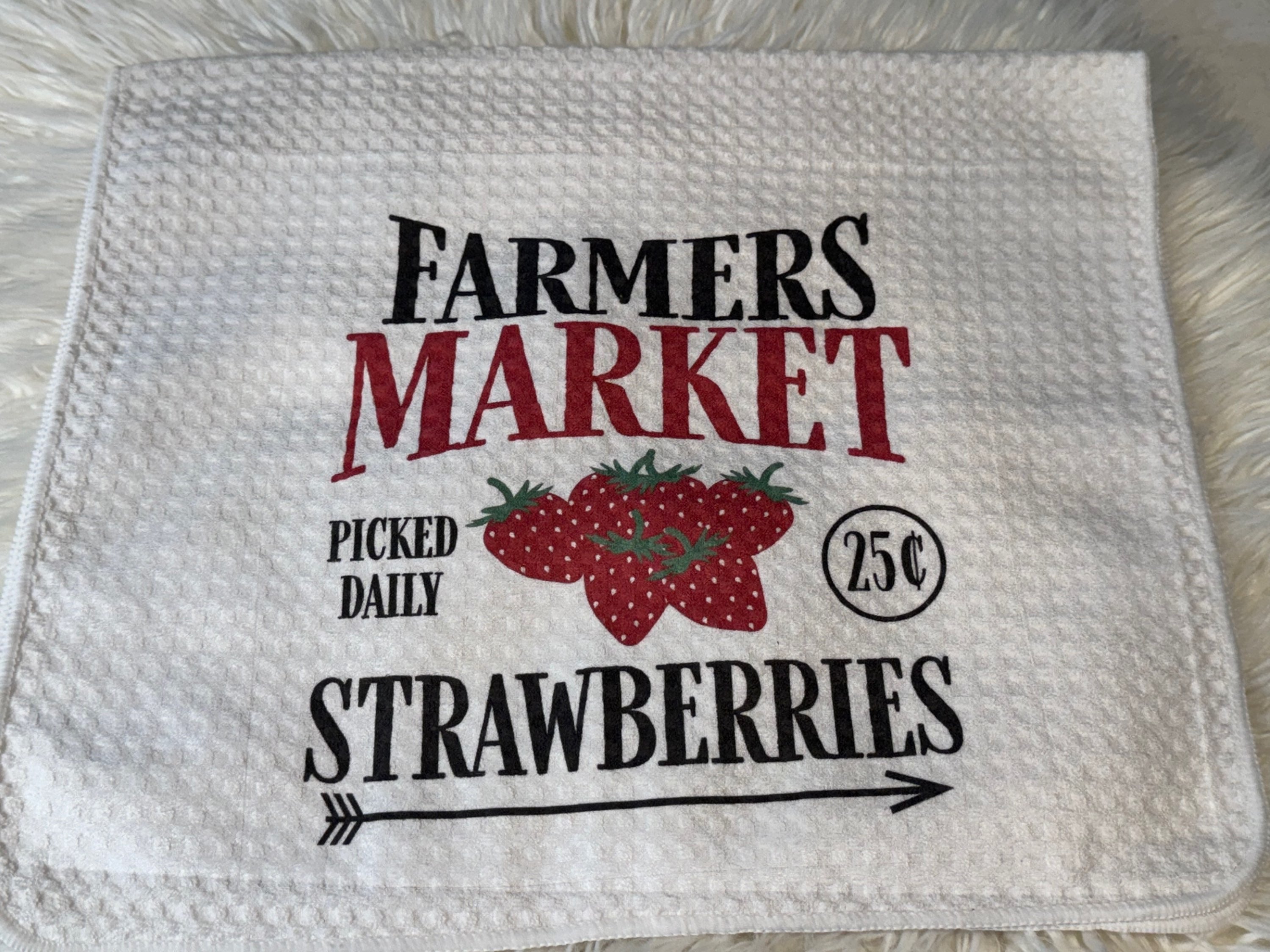 Strawberry Doah Towel Style 1 image 0