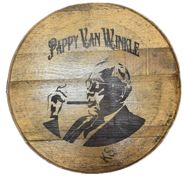 Pappy Van Winkle Reclaimed Bourbon Barrel Head