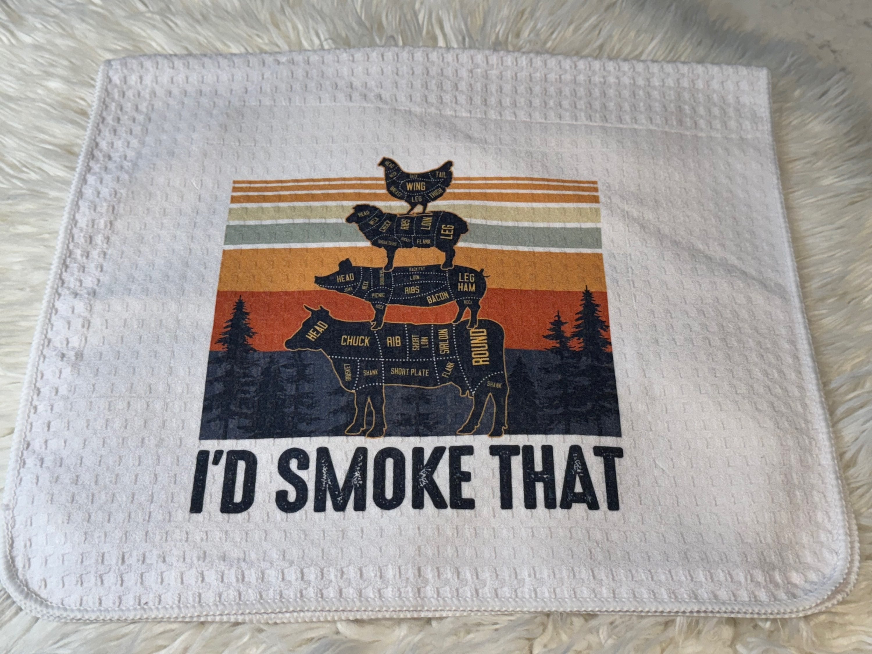 BBQ Dish Towel Style 1 image 0