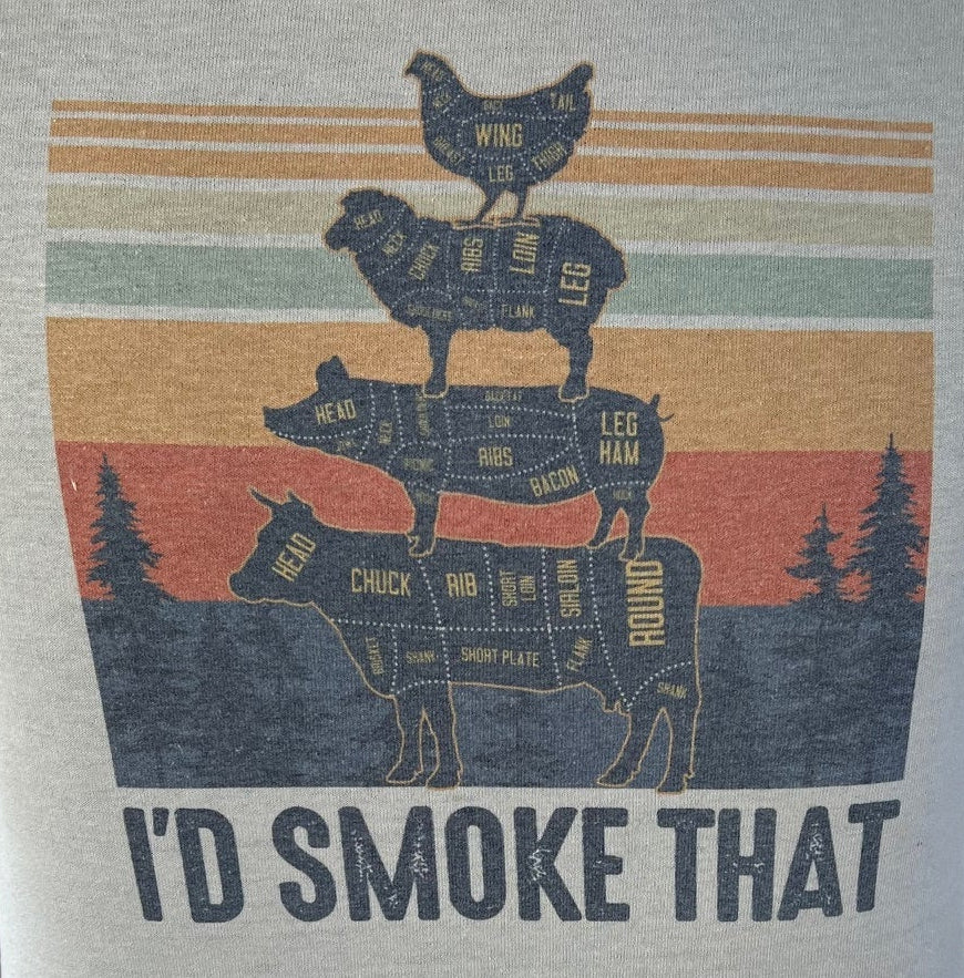 I’d Smoke That BBQ T-Shirt image 0