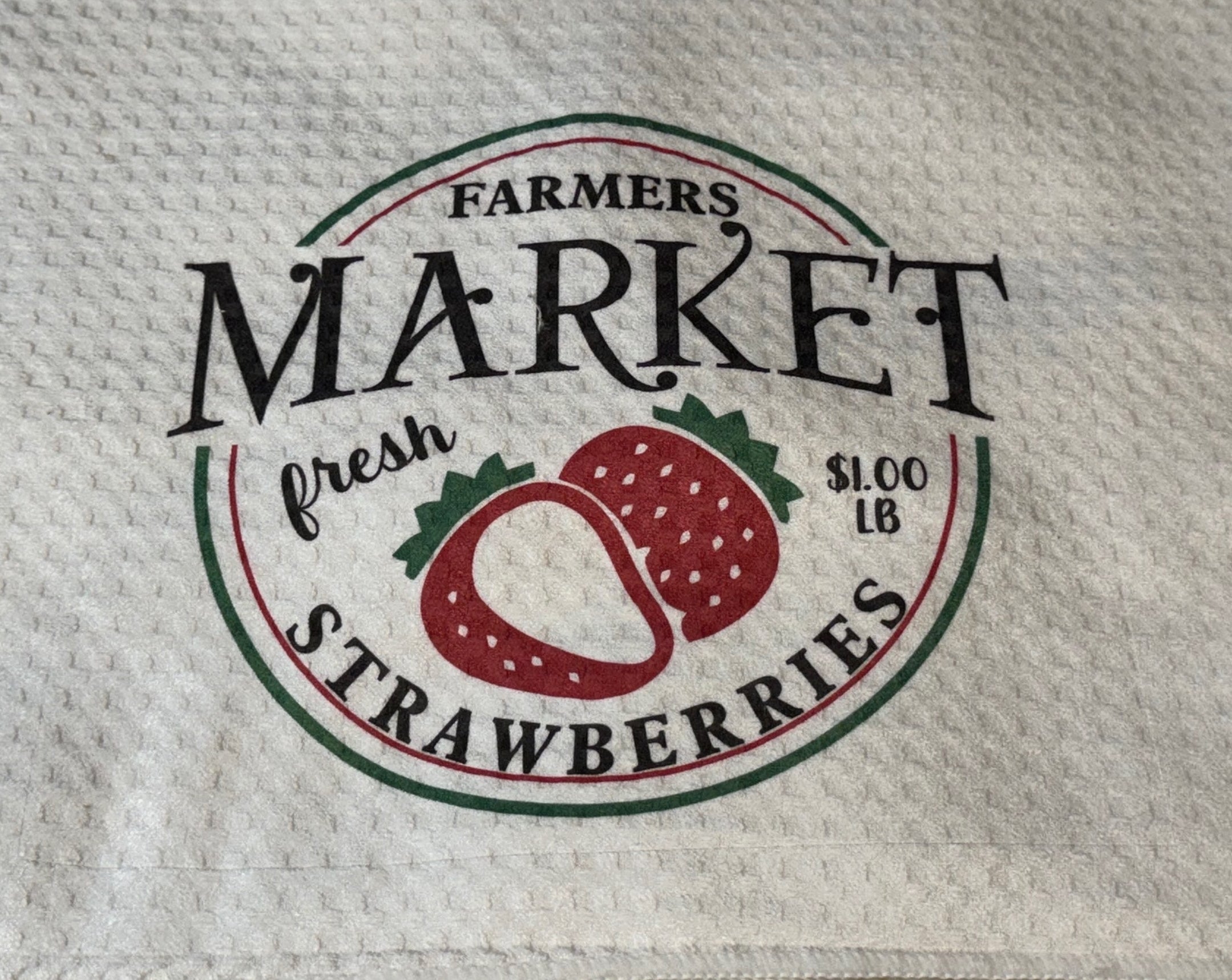 Strawberry dish towel style 2 image 0