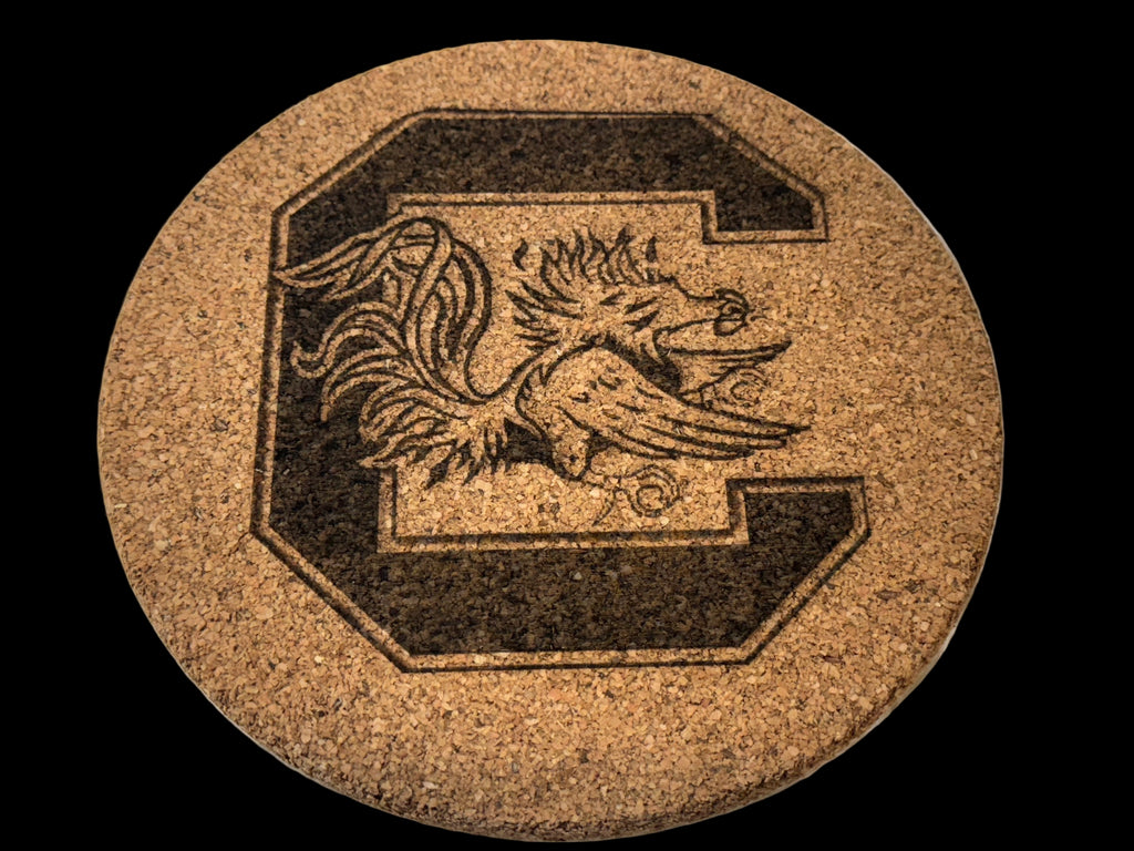 Custom Engraved 7” Cork Trivet image 0